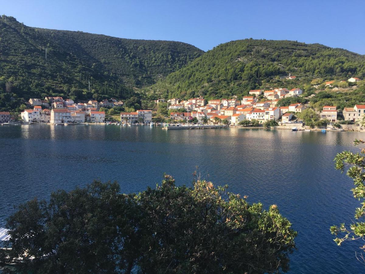 High View-A Seaside Villa With Huge Jacuzzi Račišće Eksteriør bilde